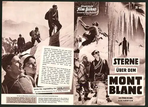 Filmprogramm IFB Nr. 6291, Sterne über dem Mont Blanc, Pierre Rosseau, Michel Vaucher, Marcel Ichac