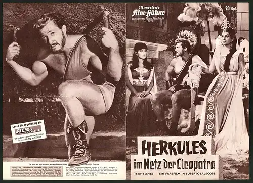 Filmprogramm IFB Nr. 6229, Herkules im Netz der Cleopatra, Brad Harris, Mara Berni, Regie: Gianfranco Parolini
