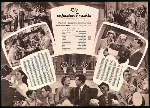 Filmprogramm IFB Nr. 2254, Die süssesten Früchte, Wolf Albach-Retty, Joe Stöckel, Regie: Franz Antel