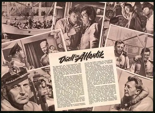 Filmprogramm DNF, Duell im Atlantik, Robert Mitchum, Curd Jürgens, Regie: Dick Powell