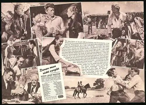 Filmprogramm IFB Nr. 5451, Denen man nicht vergibt, Burt Lancaster, Audrey Hepburn, Regie: John Huston