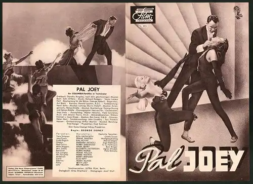 Filmprogramm DNF Nr. 3971, Pal Joey, Rita Hayworth, Frank Sinatra, Regie: George Sidney