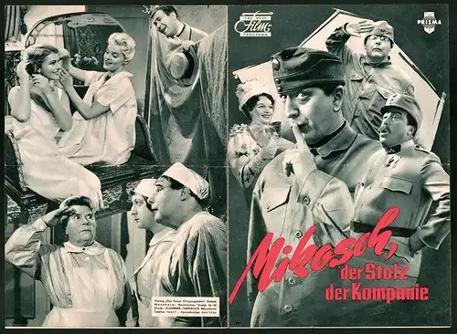 Filmprogramm DNF, Mikosch, der Stolz der Kompanie, Gunther Philipp, Walter Gross, Regie: Rudolf Schündler
