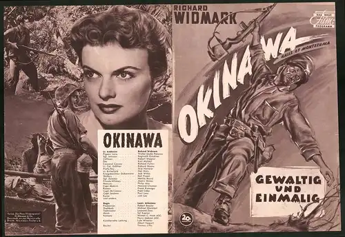 Filmprogramm DNF, Okinawa, Richard Widmark, Walter Palance, Regie: Lewis Milestone