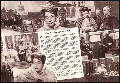 Filmprogramm DNF, Vom Landpfarrer zum Pabst, Henry Vidon, Isa Miranda, Regie: Umberto Scarpelli