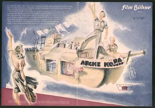 Filmprogramm IFB Nr. 48, Arche Nora, Willy Maertens, Edith Schneider, Regie: Werner Klingler