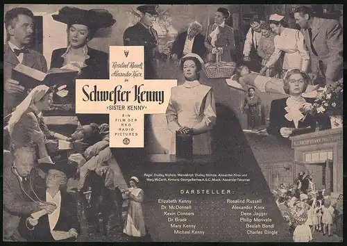 Filmprogramm IFB Nr. 172, Schwester Kenny, Rosalind Russell, Alexander Knox, Regie: Dudley Nichols