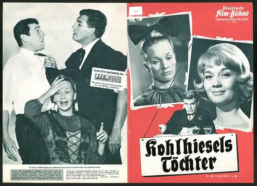 Filmprogramm IFB Nr. 6352, Kohlhiesels Töchter, Liselotte Pulver, Helmut Schmid, Regie: Axel von Ambesser