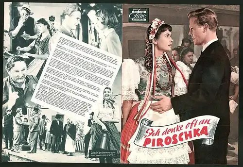 Filmprogramm DNF, Ich denke oft an Piroschka, Liselotte Pulver, Gunnar Möller, Regie: Kurt Hoffmann