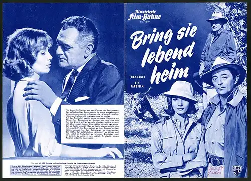 Filmprogramm IFB Nr. 6699, Bring sie lebend heim, Robert Mitchum, Elsa Martinelli, Regie: Phil Karlson
