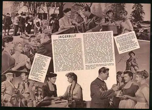 Filmprogramm DNF, Jägerblut, Edith Mill, Elisabeth Terval, Regie: Hans H. König