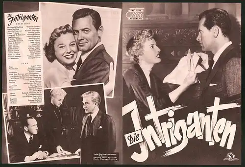 Filmprogramm DNF, Die Intriganten, William Holden, June Allyson, Regie: Robert Wise