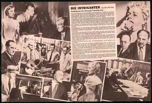 Filmprogramm DNF, Die Intriganten, William Holden, June Allyson, Regie: Robert Wise