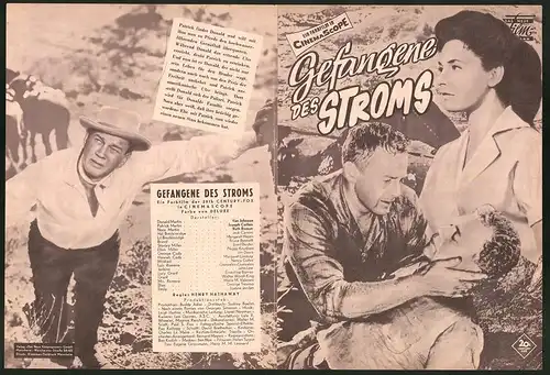 Filmprogramm DNF, Gefangene des Stroms, Van Johnson, Joseph Cotten, Regie: Henry Hathaway