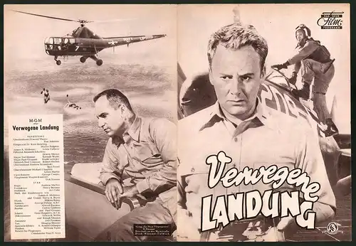 Filmprogramm DNF, Verwegene Landung, Van Johnson, Walter Pidgeon, Regie: Andrew Marton