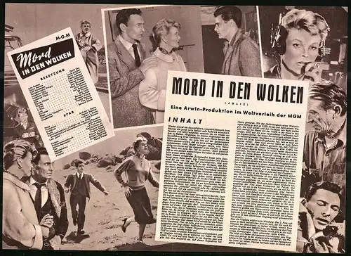 Filmprogramm DNF, Mord in den Wolken, Doris Day, Louis Jourdan, Regie: Andrew L. Stone