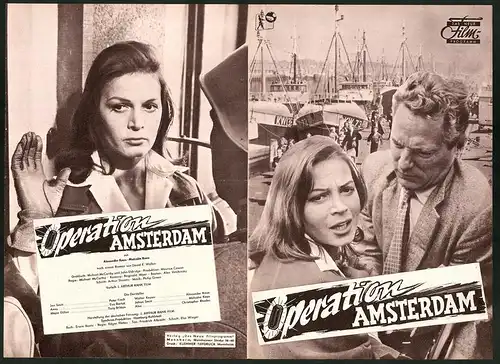 Filmprogramm DNF, Operation Amsterdam, Alexander Knox, Malcolm Keen, Regie: Michael McCarthy