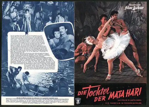 Filmprogramm IFB Nr. 2663, Die Tochter der Mata Hari, Ludmilla Tscherina, Erno Crisa, Regie: Renzo Merusi