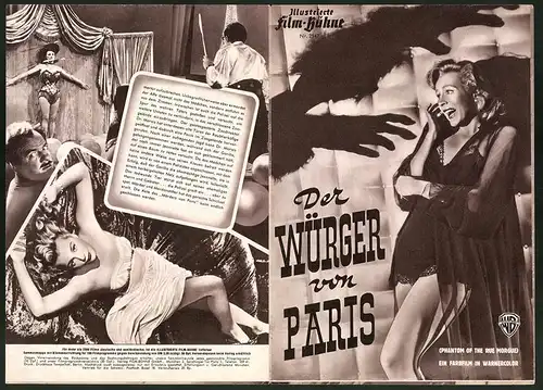 Filmprogramm IFB Nr. 2547, Der Würger von Paris, Karl Malden, Claude Dauphin, Regie: Roy del Ruth