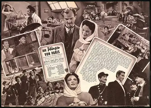 Filmprogramm IFB Nr. 2547, Der Würger von Paris, Karl Malden, Claude Dauphin, Regie: Roy del Ruth