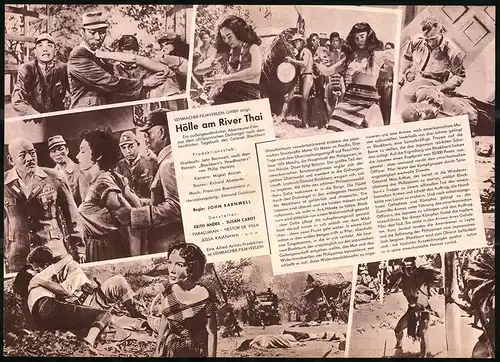 Filmprogramm DNF, Hölle am River Thai, Keith Andes, Susan Cabot, Regie: John Barnwell