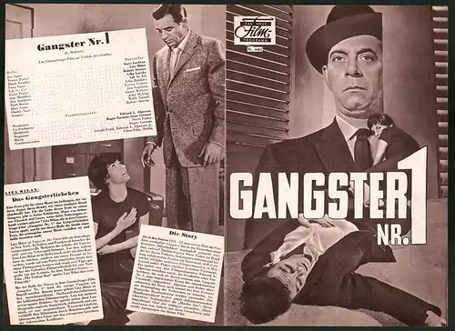 Filmprogramm DNF Nr. 4484, Gangster Nr. 1, Steve Cochran, Lita Milan, Regie: Roger Corman