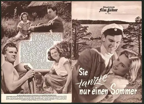 Filmprogramm IFB Nr. 1619, Sie tanzte nur einen Sommer, Folke Sundquist, Ulla Jacobsson, Regie: Arne Mattson