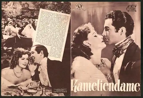 Filmprogramm DNF, Kameliendame, Greta Garbo, Robert Taylor, Regie: George Cukor
