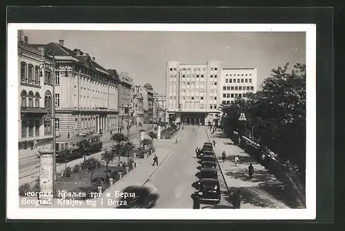 AK Beograd, Kraljev trg i Berza