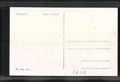 AK Königgrätz / Hradec Kralove, Hradec Kralove