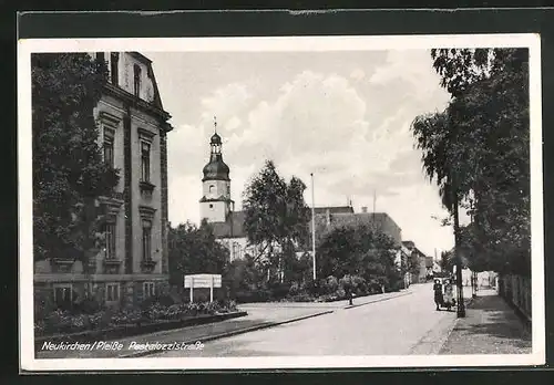 AK Neukirchen / Pleisse, Ansicht der Pestalozzistrasse