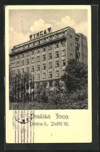 AK Prag / Praha, Prazska Y.M.C.A.