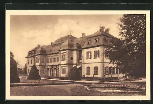 AK Veitshöchheim, Vorderansicht des Schlosses