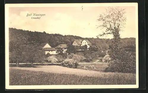 AK Bad Kissingen, Blick auf Claushof