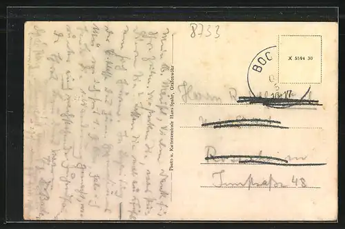 AK Bad Bocklet, Ortspanorama