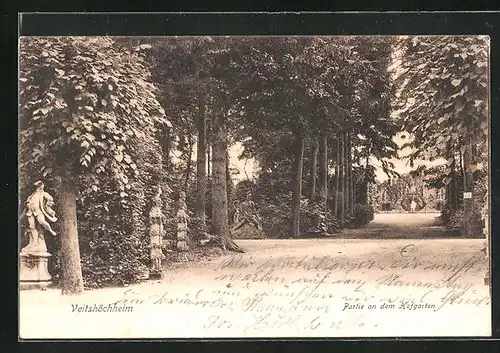 AK Veitshöchheim, Hofgarten-Idylle