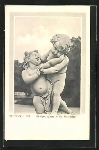 AK Veitshöchheim, Kindergruppen im Königlichen Hofgarten