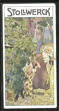 Sammelbild Stollwerck Kakao & Schokolade, Märchen, Serie 400, Bild II, Das Vermächtnis