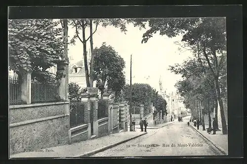 AK Suresnes, Rue du Mont-Valerien