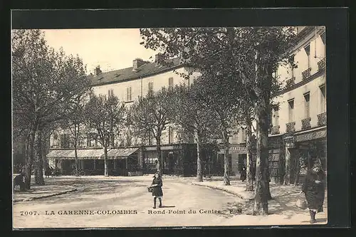 AK La Garenne-Colombes, Rond-Point du Centre