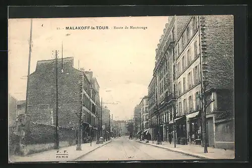 AK Malakoff-la-Tour, Route de Montrouge