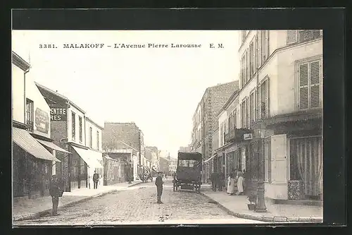 AK Malakoff, L`Avenue Pierre Larousse