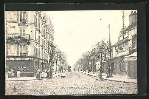 AK Asniéres, Rue Saint-Denis