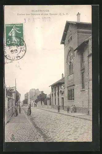 AK Montrouge, Ecoles des Garcons et rue Racine