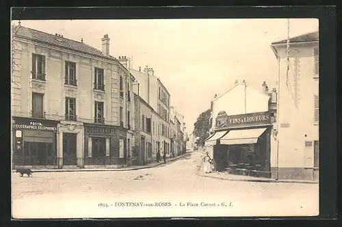 AK Fontenay-aux-Roses, La Place Carnot