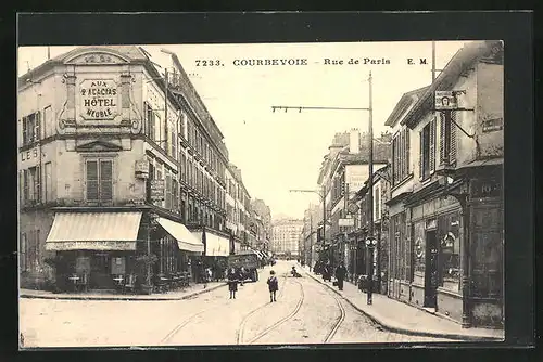 AK Courbevoie, Rue de Paris