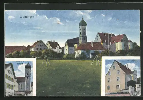 AK Wülflingen, Pfarrhaus, Kirche und Schule