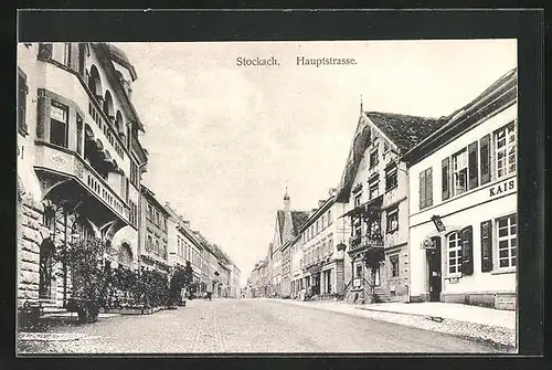 AK Stockach, Blick in die Hauptstrasse