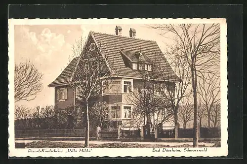 AK Bad Dürrheim / Schwarzwald, Privat-Kinderheim Villa Hilda