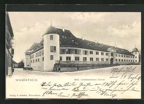 AK Wiesentheid, Gräfl. Schönborn`sches Schloss